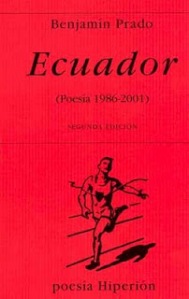 Portada de "Ecuador", antología de poesía de Benjamín Prado.